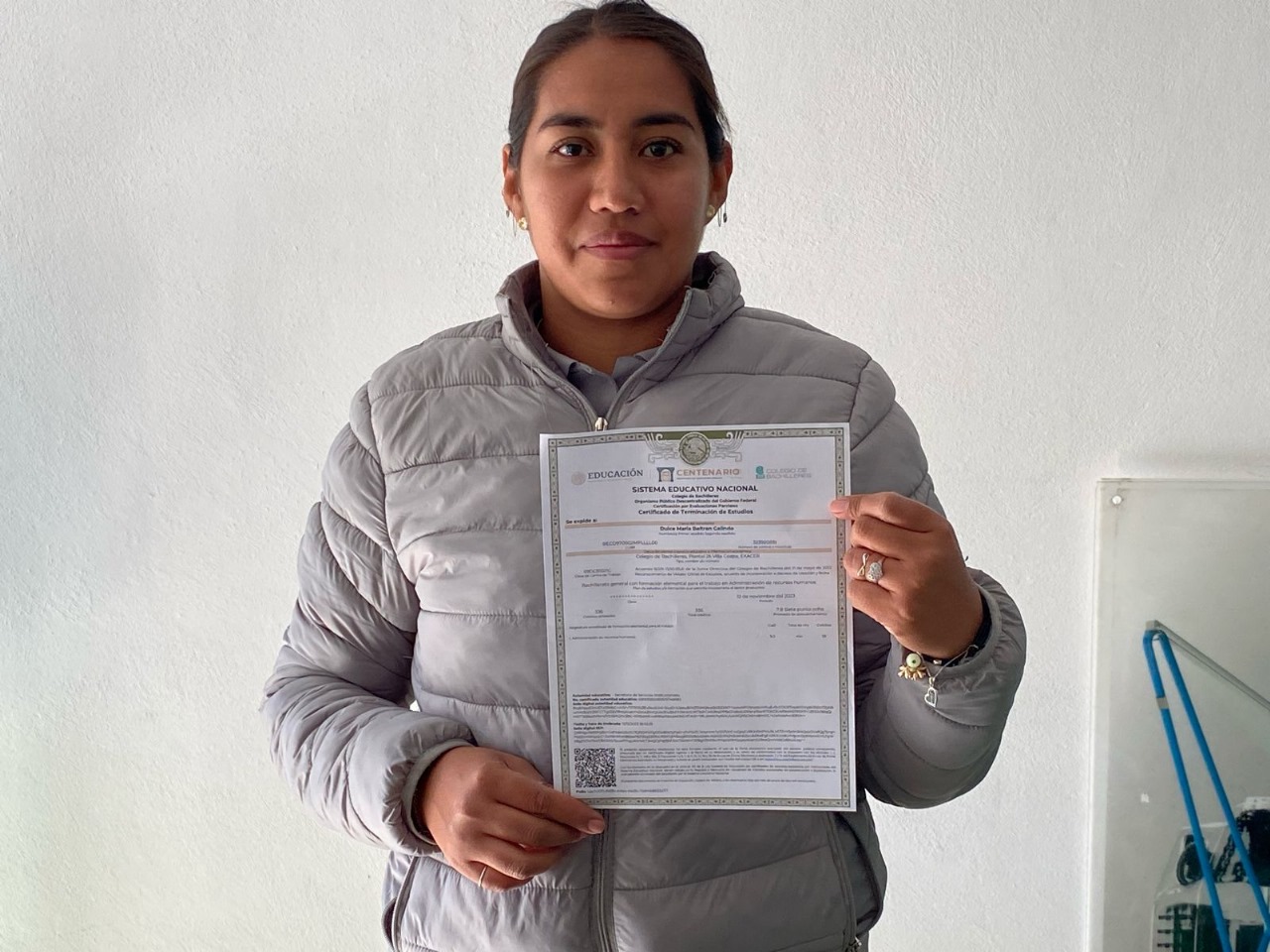 Alumna Bachillerato Certificado 17