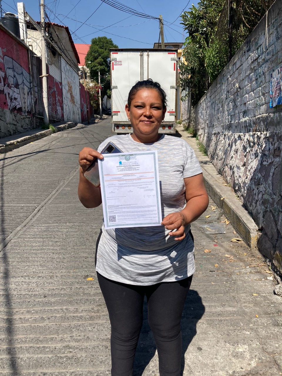 Alumna Bachillerato Certificado 4