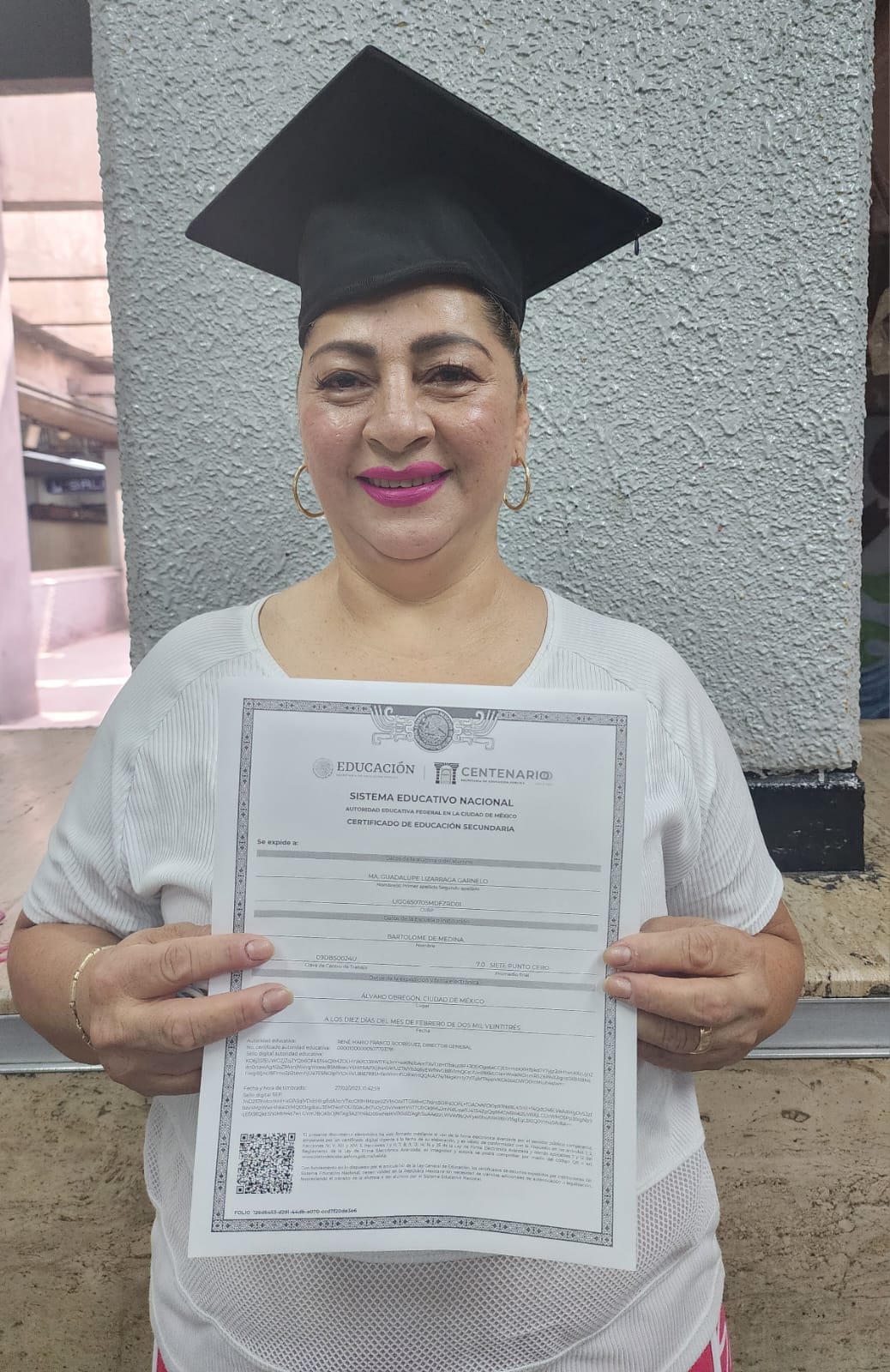 Alumna Certificado Edu BáS 4